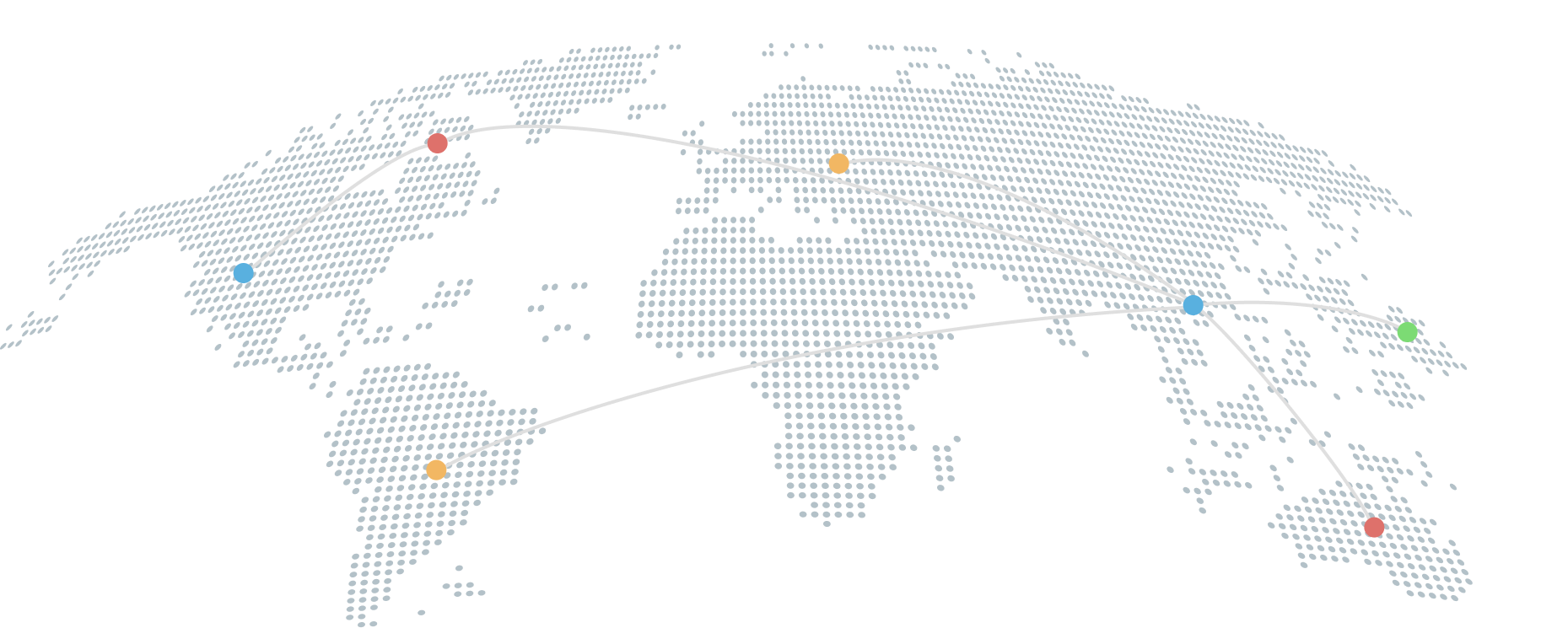 Map with Pins